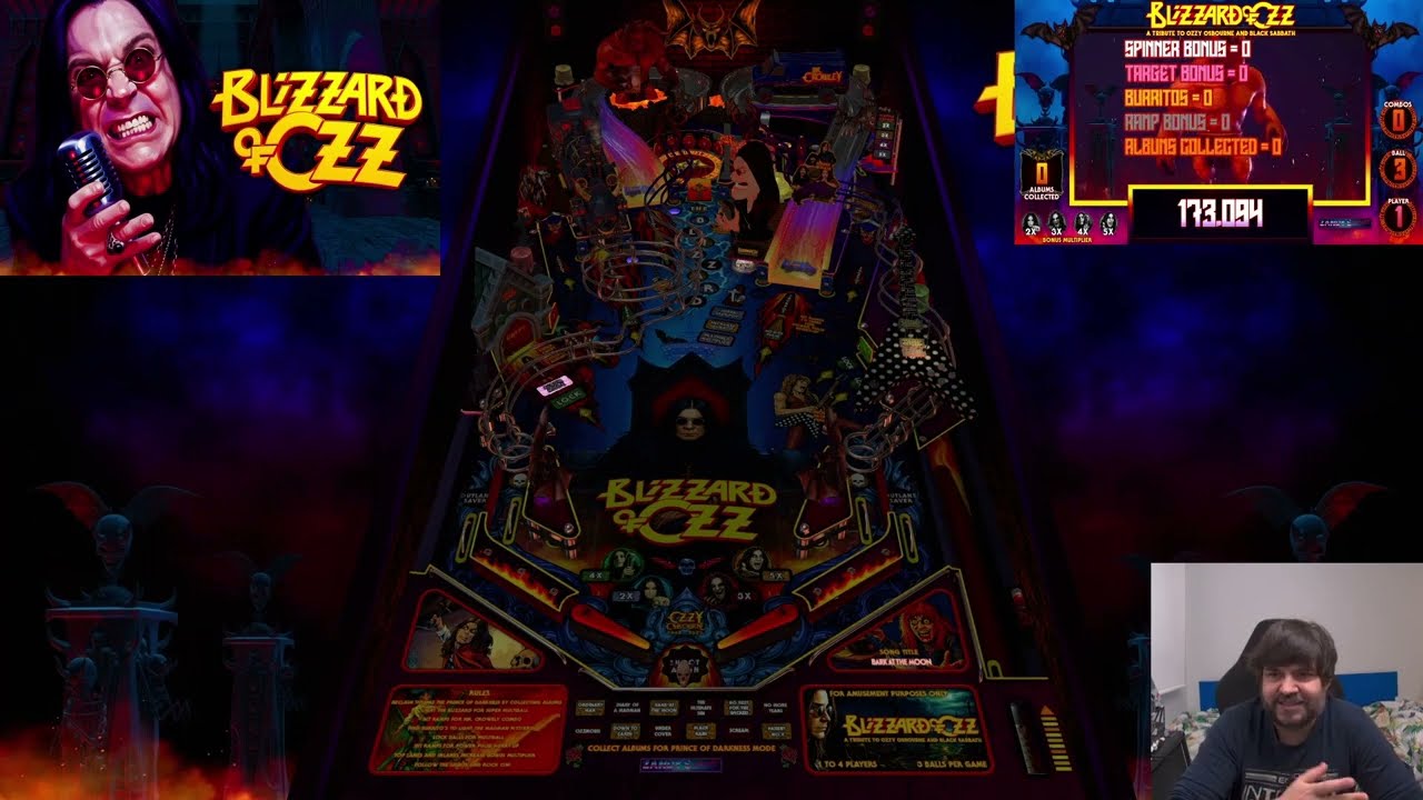 The Blizzard Of Ozz para Visual Pinball X