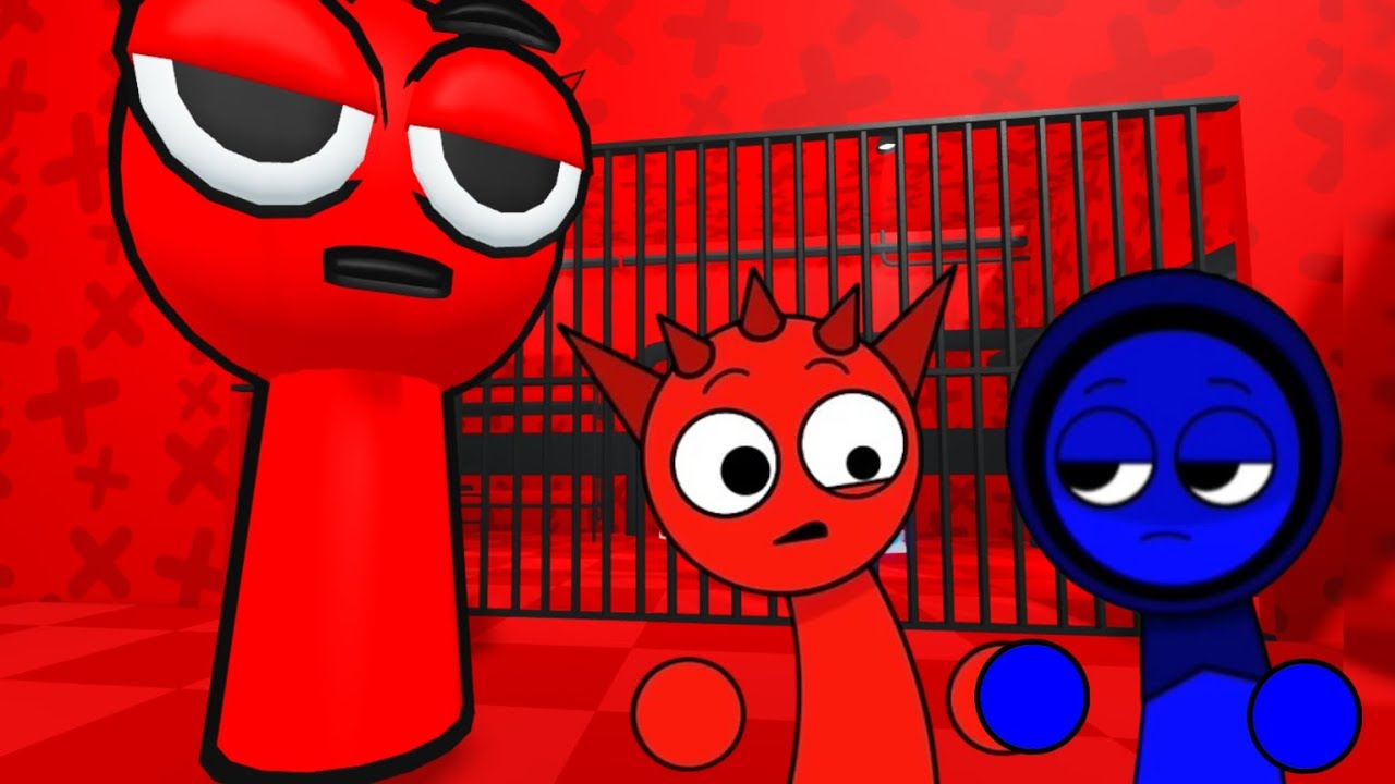 Sprunki Raddy & Jevin Played Sprunki Raddy Prison Run Obby in ROBLOX | Incredibox Sprunki 