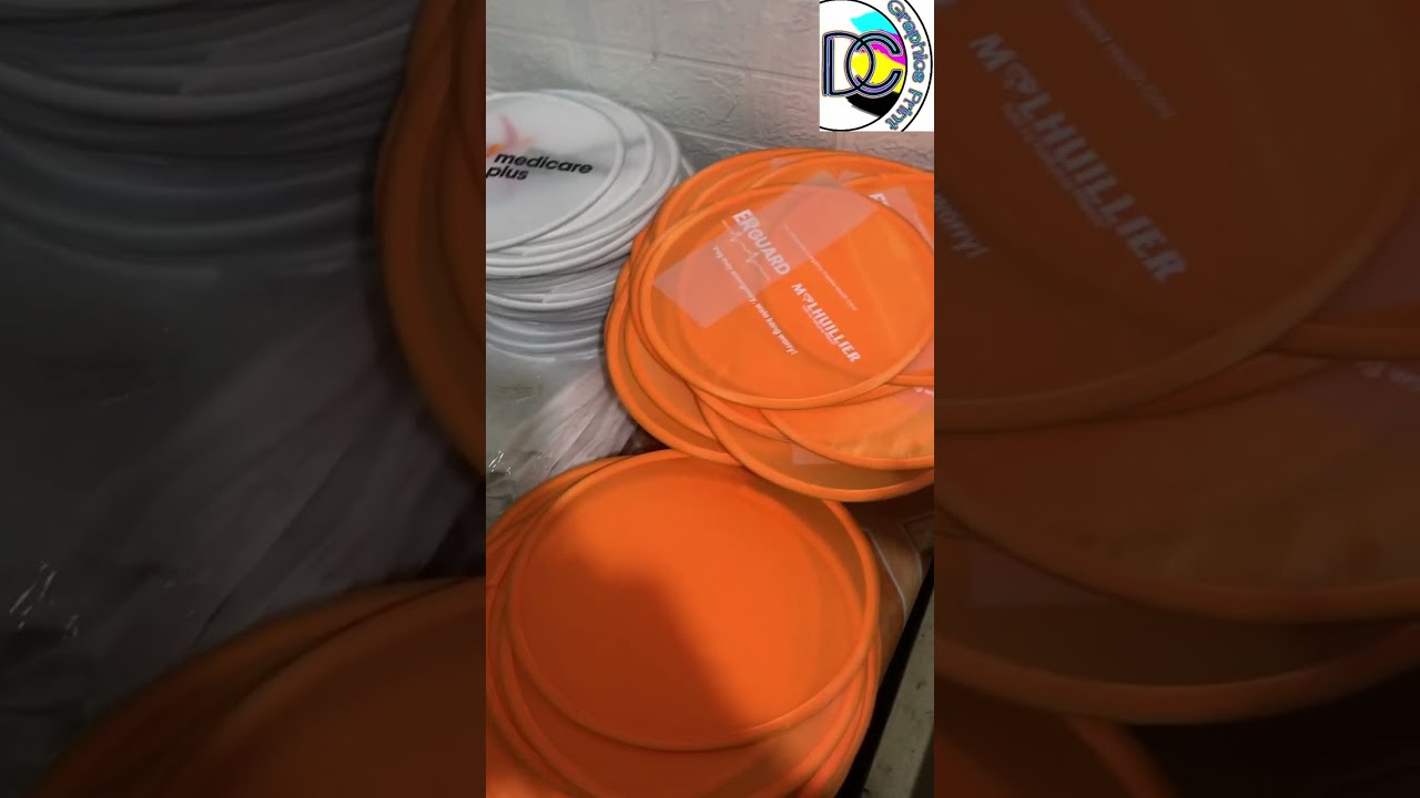 Digital Printing For Round Foldable Fan - Johnny V