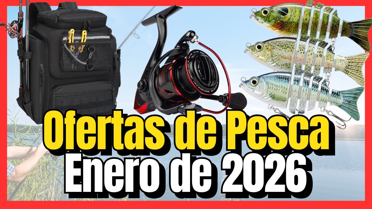 Mejores Rebajas de Pesca Enero 2026 🎣 | Ofertas y Descuentos para Pescadores (Amazon & Aliexpress)