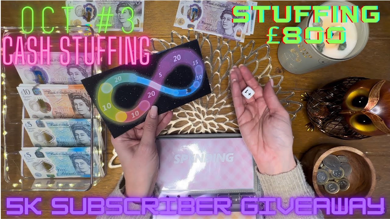 OCTOBER #3 CASH ENVELOPE STUFFING | STUFFING £800 | ENVELOPES & SAVINGS CHALLENGES | UK CASH STUFF