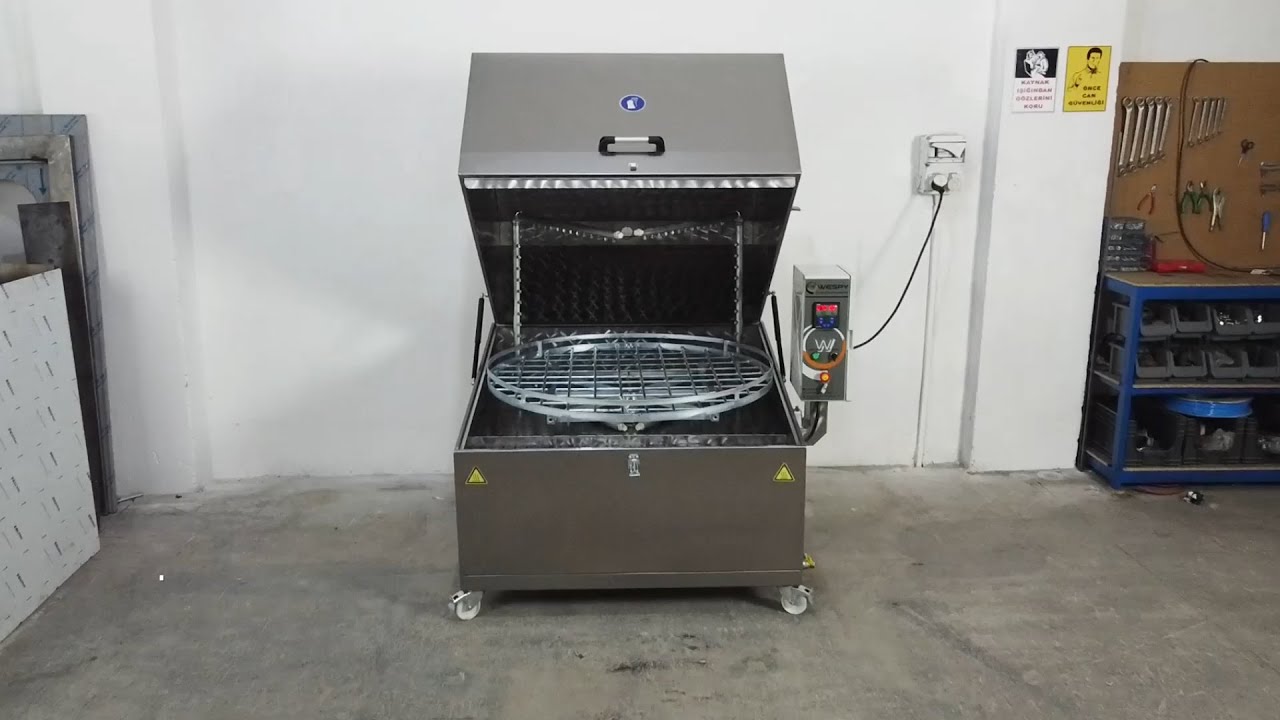 (DS-1250) Amortisörlü Döner Sepetli Yıkama Makinesi/ Wespy Makine