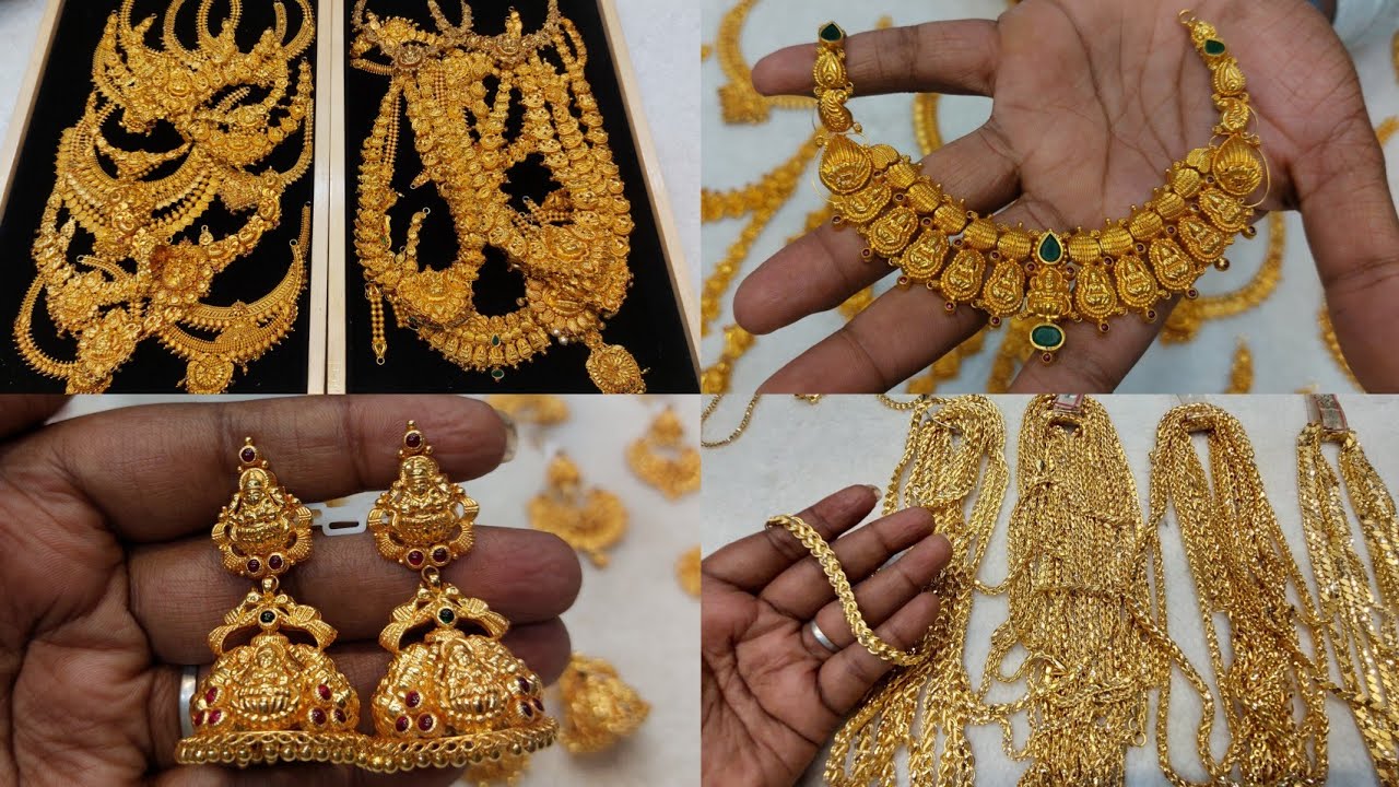 chickpet wholesale light weight pure gold jewellery| NO making | Akshaya Tritiya offers 2024