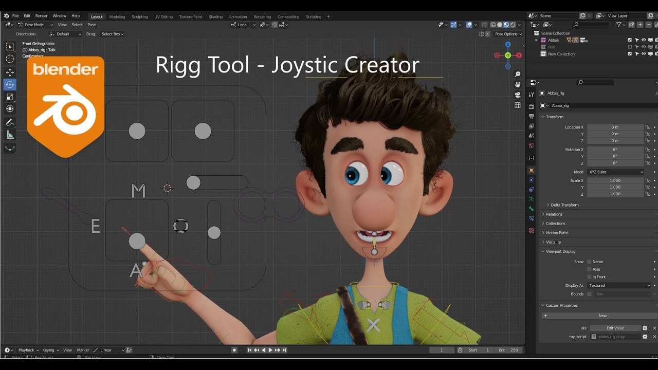Rig Tools Joystick Creator - BsMax Blender Addon