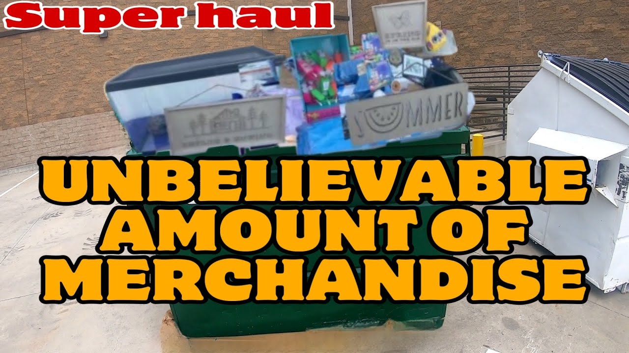 DUMPSTER DIVING - I FOUND AN UNBELIEVABLE AMOUNT OF USEFUL STUFF. JACKPOT