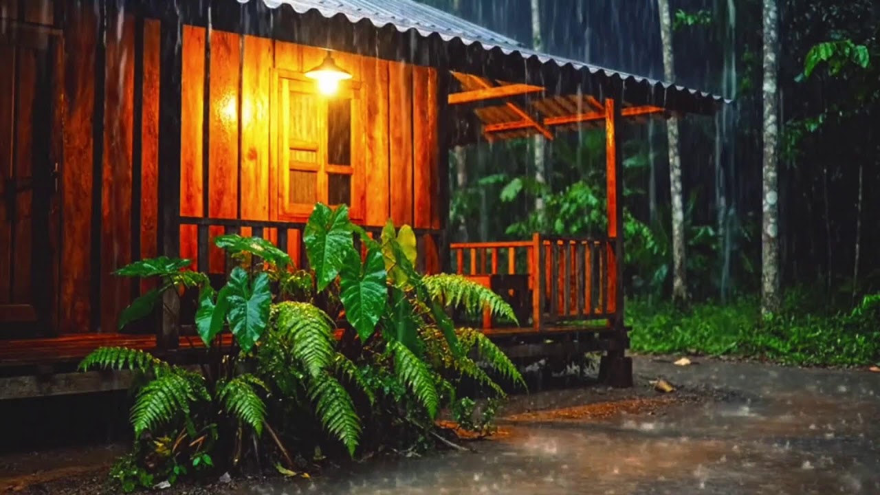 Heavy Rain Sounds with Thunder | Calm Night Storm for Sleeping & Focus | RAIN SOUND FOR SLEEP