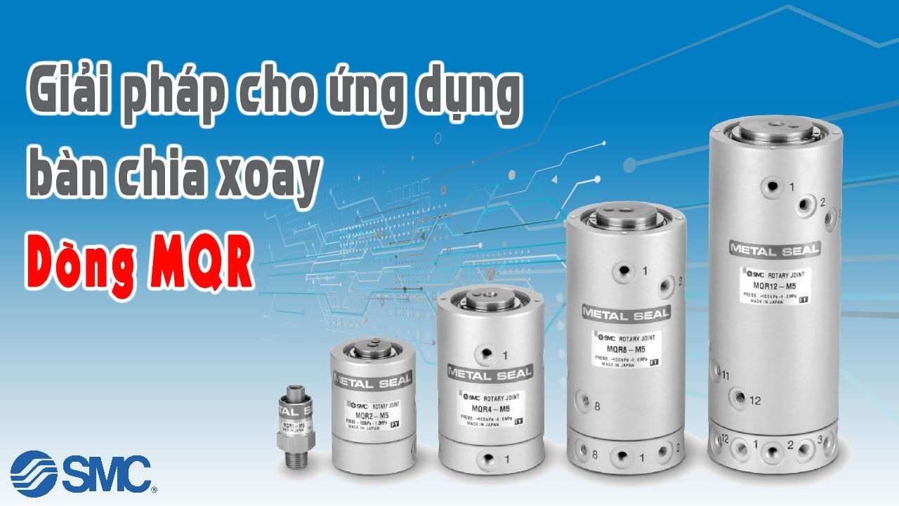 [SMC VN] Fitting dòng MQR - Vận hành êm ái cho ứng dụng xoay