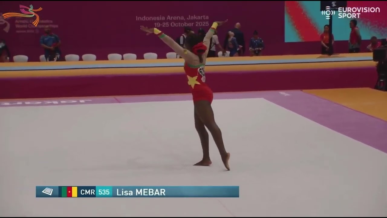 Lisa Mebar (CMR) FX: 2025 world championships QF