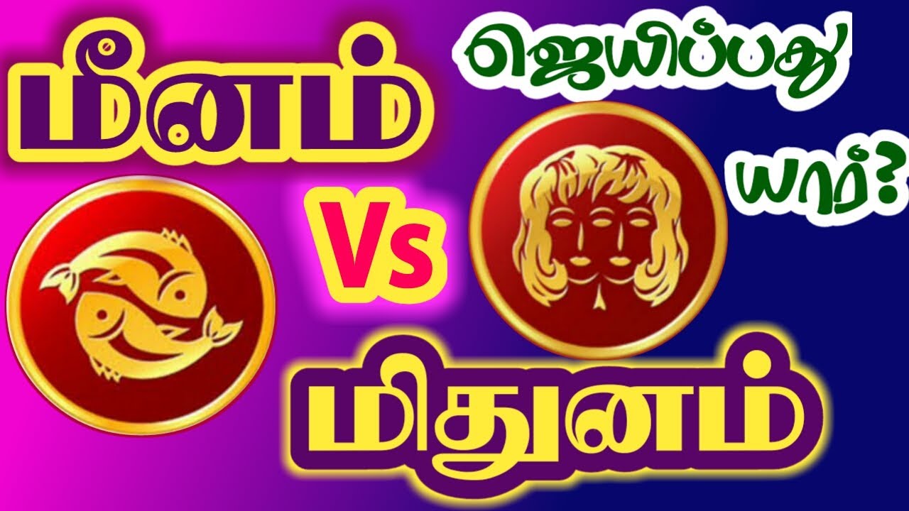 Meena rasi Mithuna rasi palangal மீனம் ராசி Vs மிதுனம் ராசி யார் ஜெயிப்பார்கள்?
