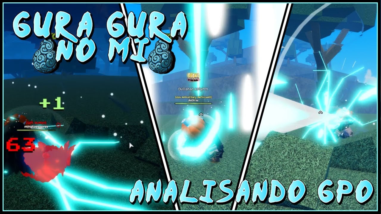 Gura Showcase | Analisando GPO | PARA DE QUEBRAR MEU BLOCK!!!!