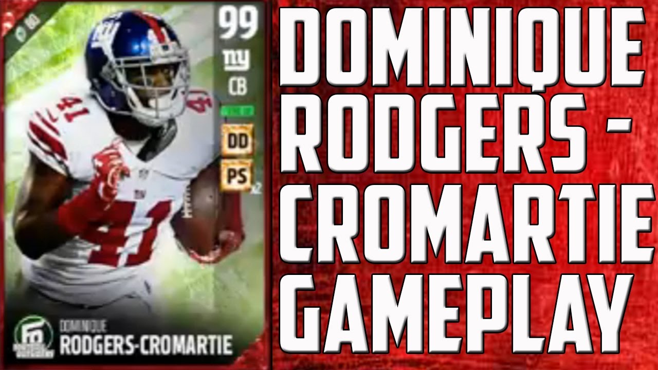 (3.5 Million Coin Card!!!) 99 Dominique Rodgers-Cromartie Gameplay and Review - MUT 17