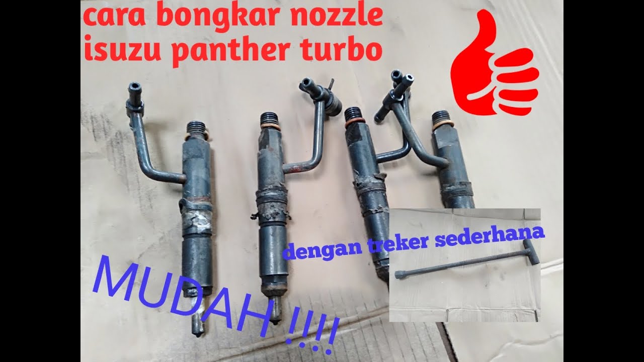 cara melepas nozel isuzu panther turbo 2.5