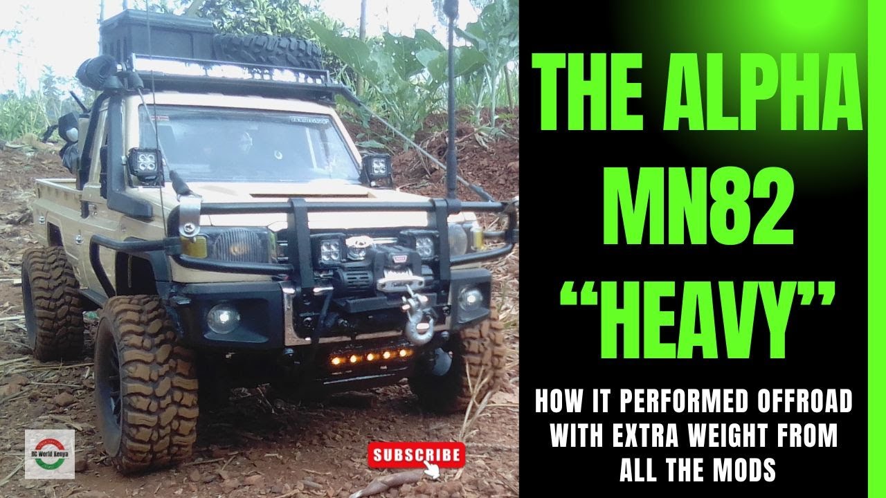 The Alpha MN82 - Heavily Modified Toyota Landcruiser LC79 RC Off-roading