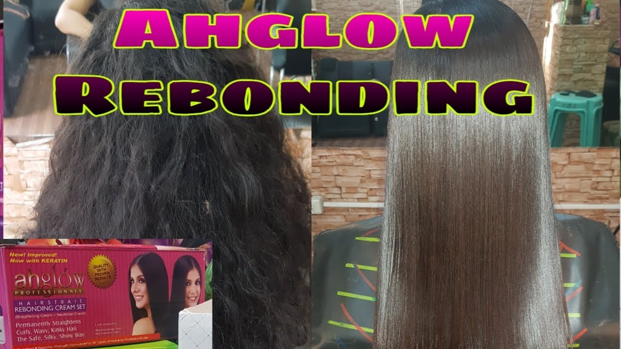 Ahglow Hair Rebonding// Review