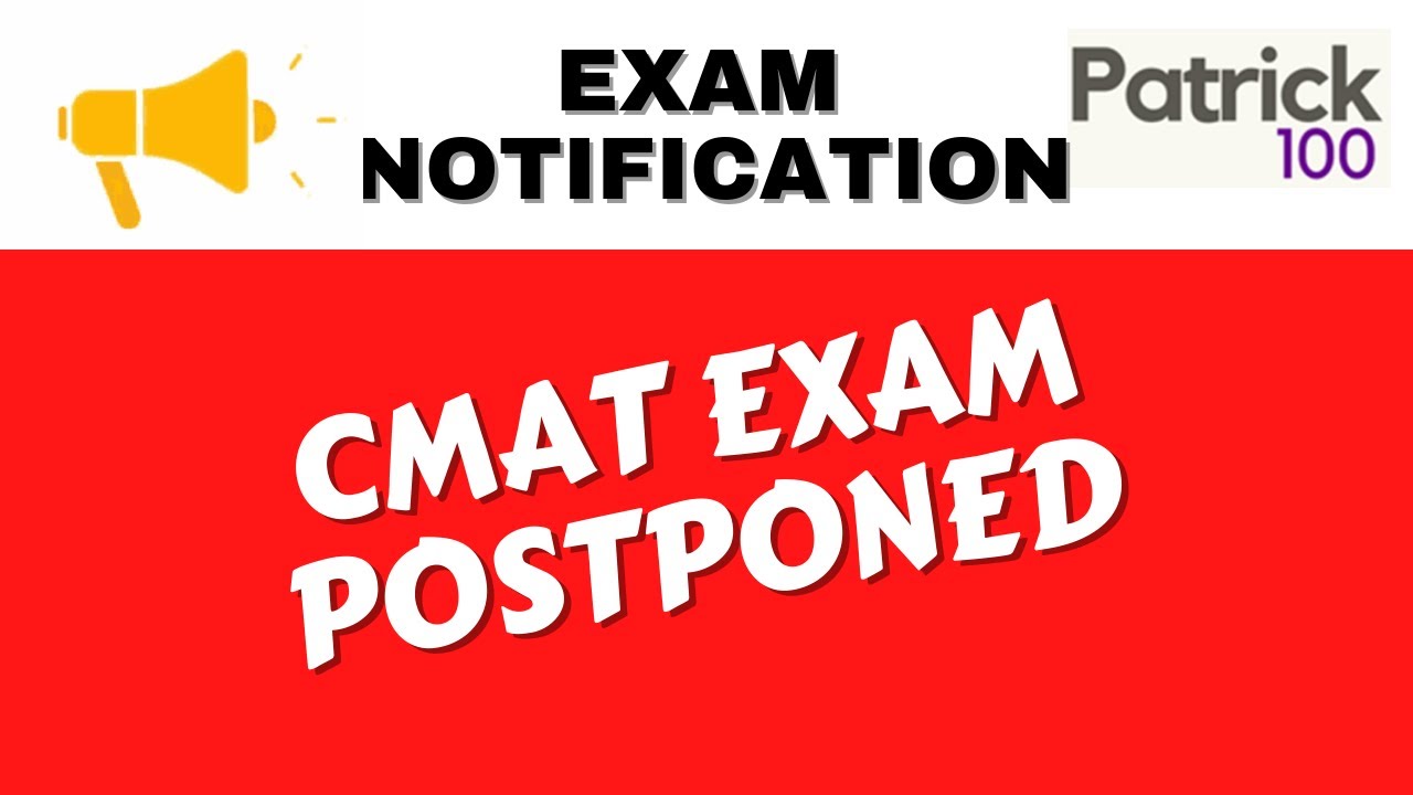 CMAT exam postponed