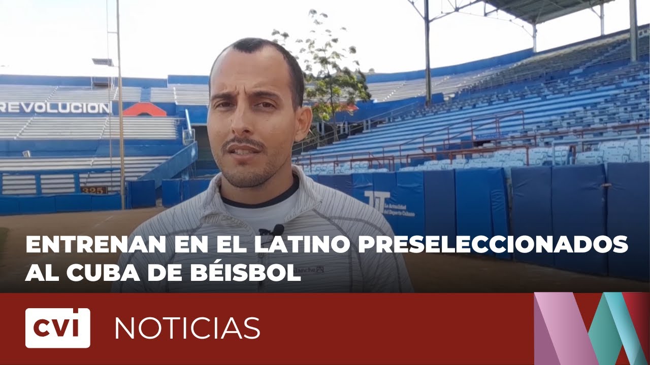 Entrenan en el Latino preseleccionados al Cuba de Béisbol