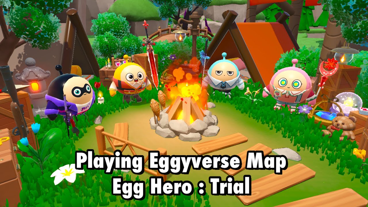 Playing Eggyverse Map Egg Hero: Trial -  Eggy Party