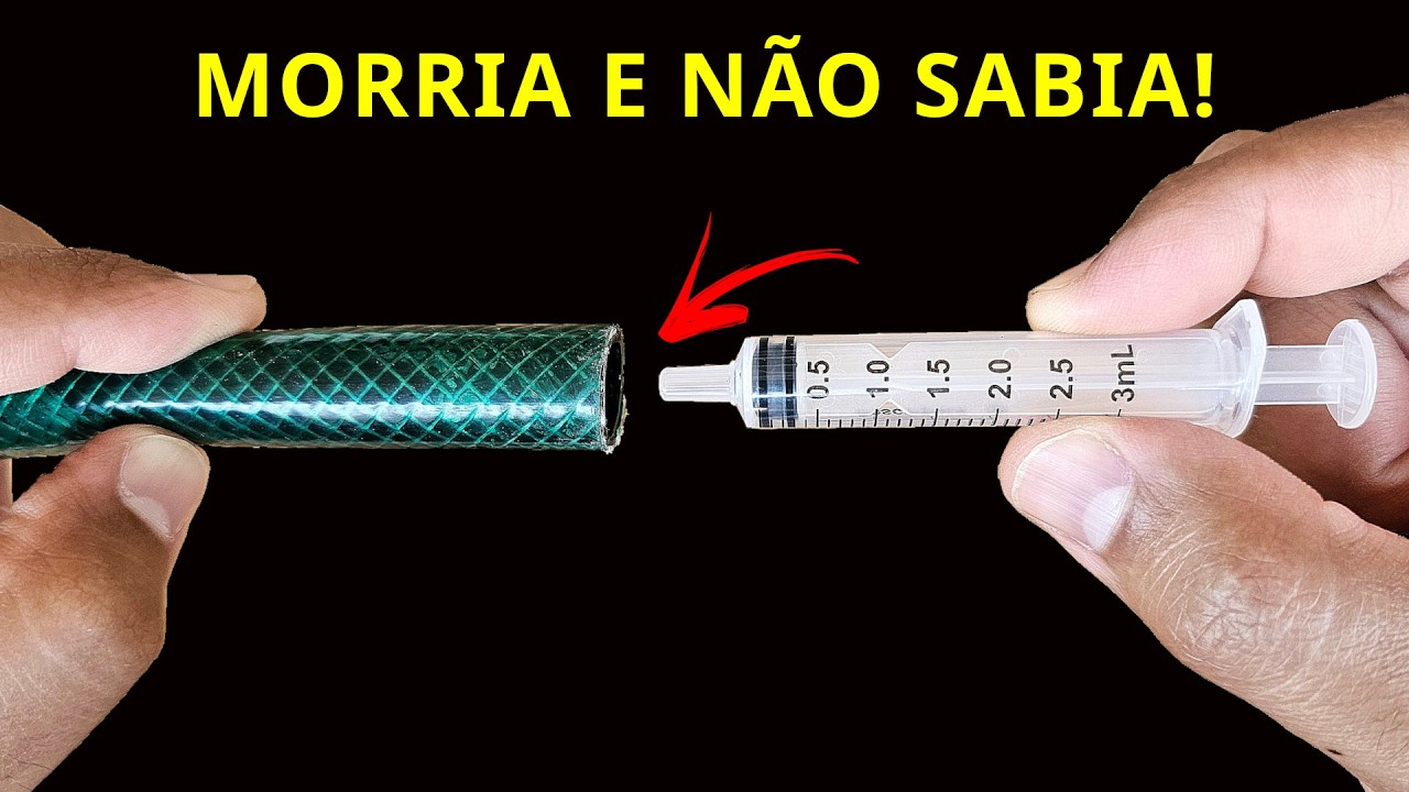 É só colocar uma SEGINGA dentro da MANGUEIRA e não precisa mais gastar LUZ