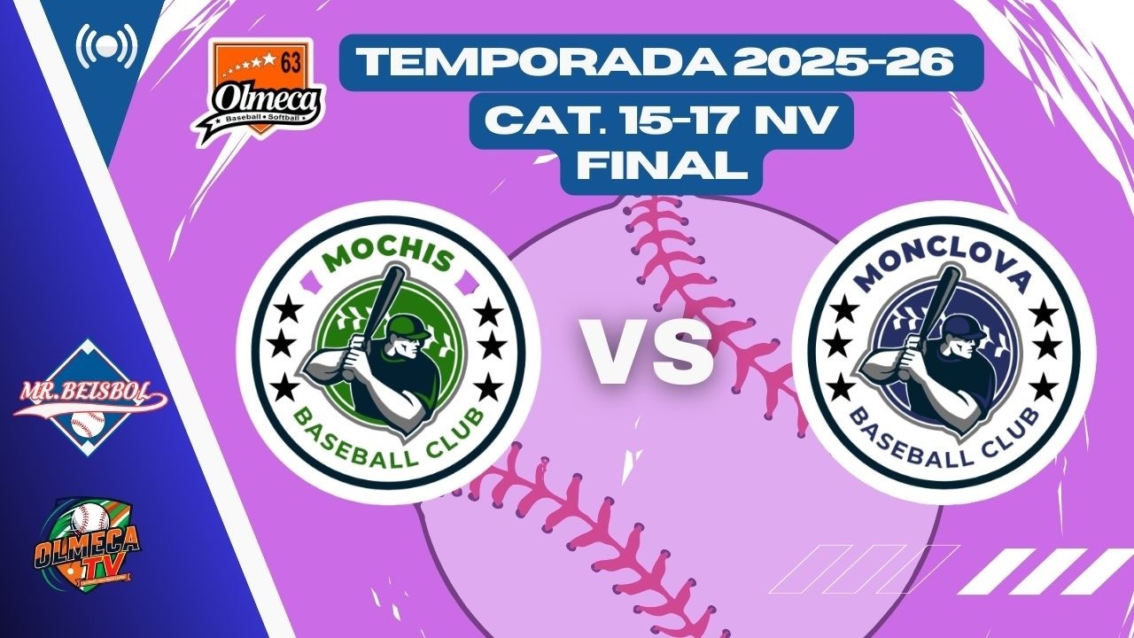 ⚾️ MONCLOVA vs MOCHIS | TORNEO INTERNO LIGA OLMECA 15-17 NV