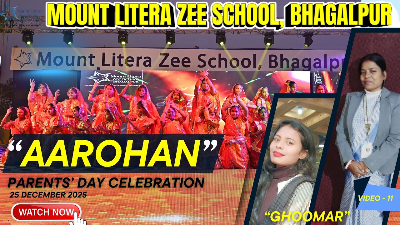 GHOOMAR DANCE | AAROHAN PARENTS DAY CELEBRATION 25/12/25 | MOUNT LITERA ZEE SCHOOL | VIDEO 11