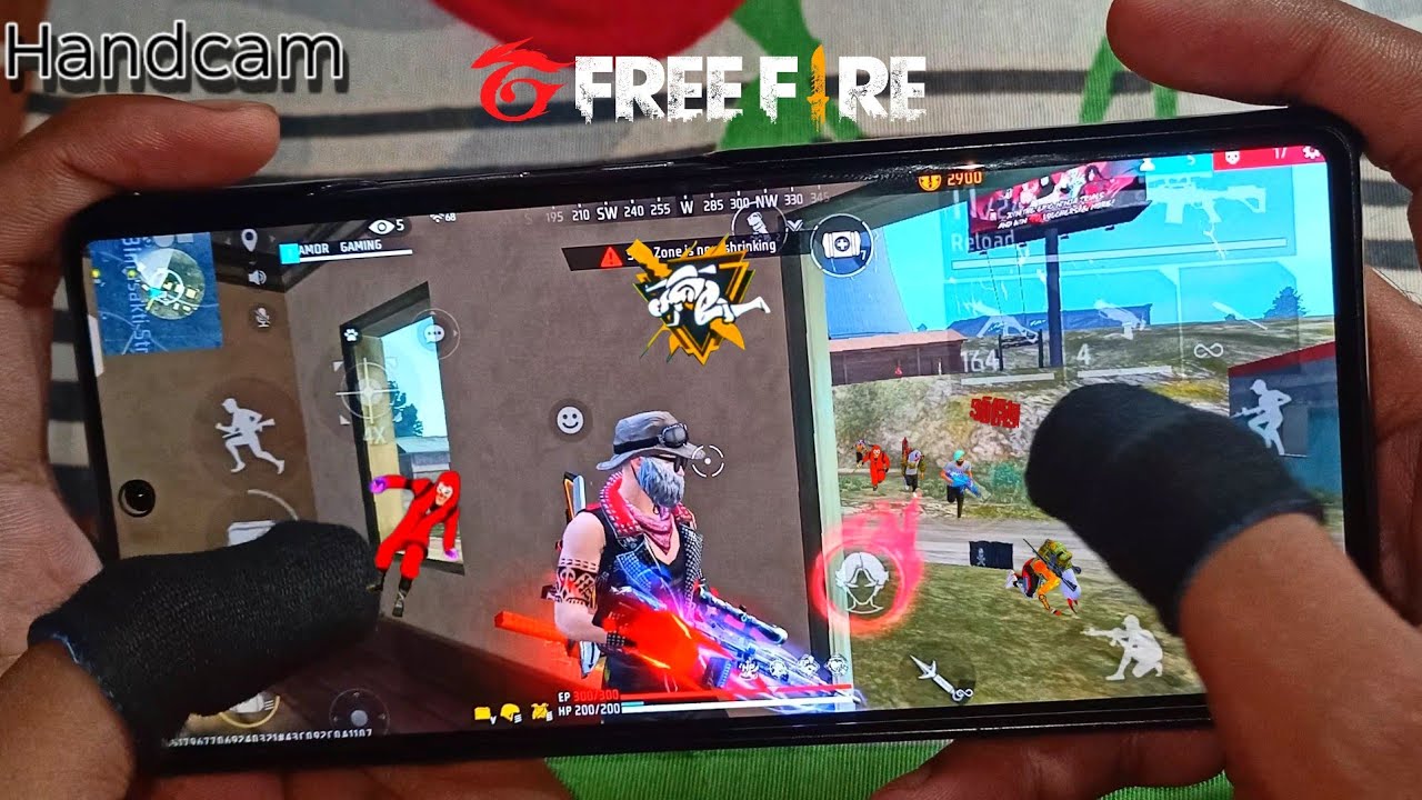 free fire gameplay 2 finger handcam 🎀 infinix gt 20 pro