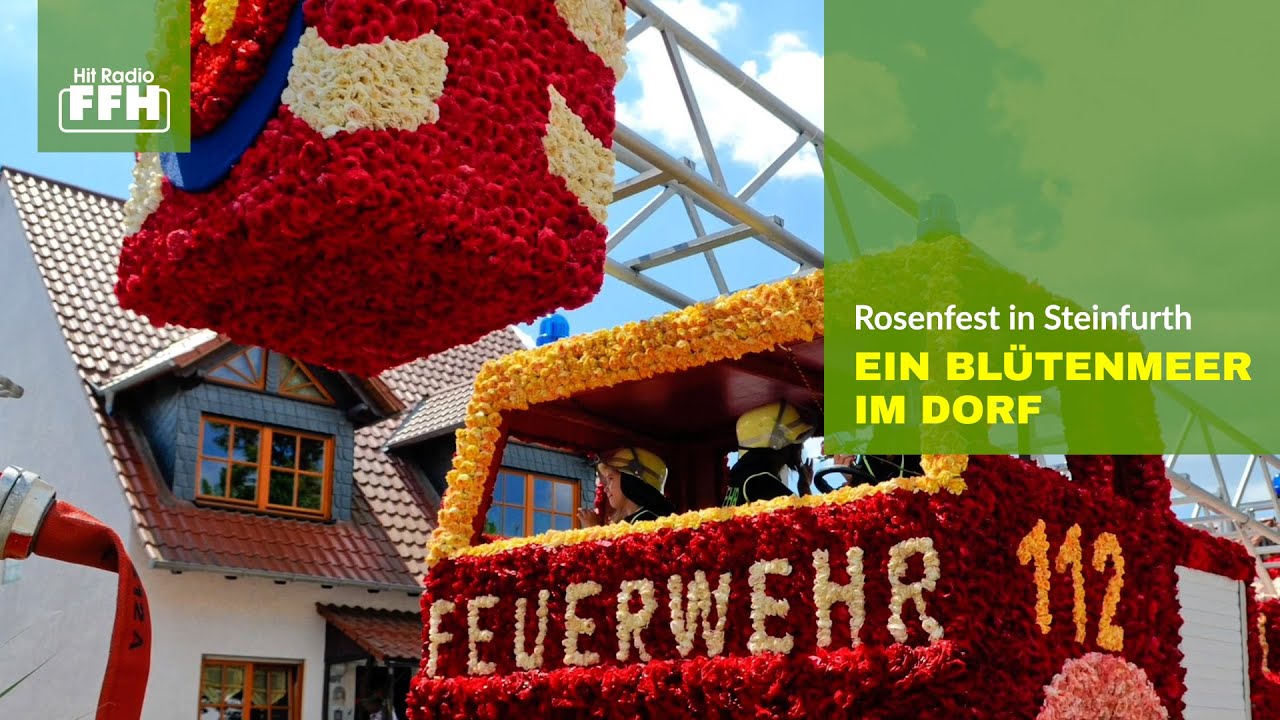 Rosenfest in Steinfurth - Ein Dorf verwandelt sich in ein Bl&uuml;tenmeer