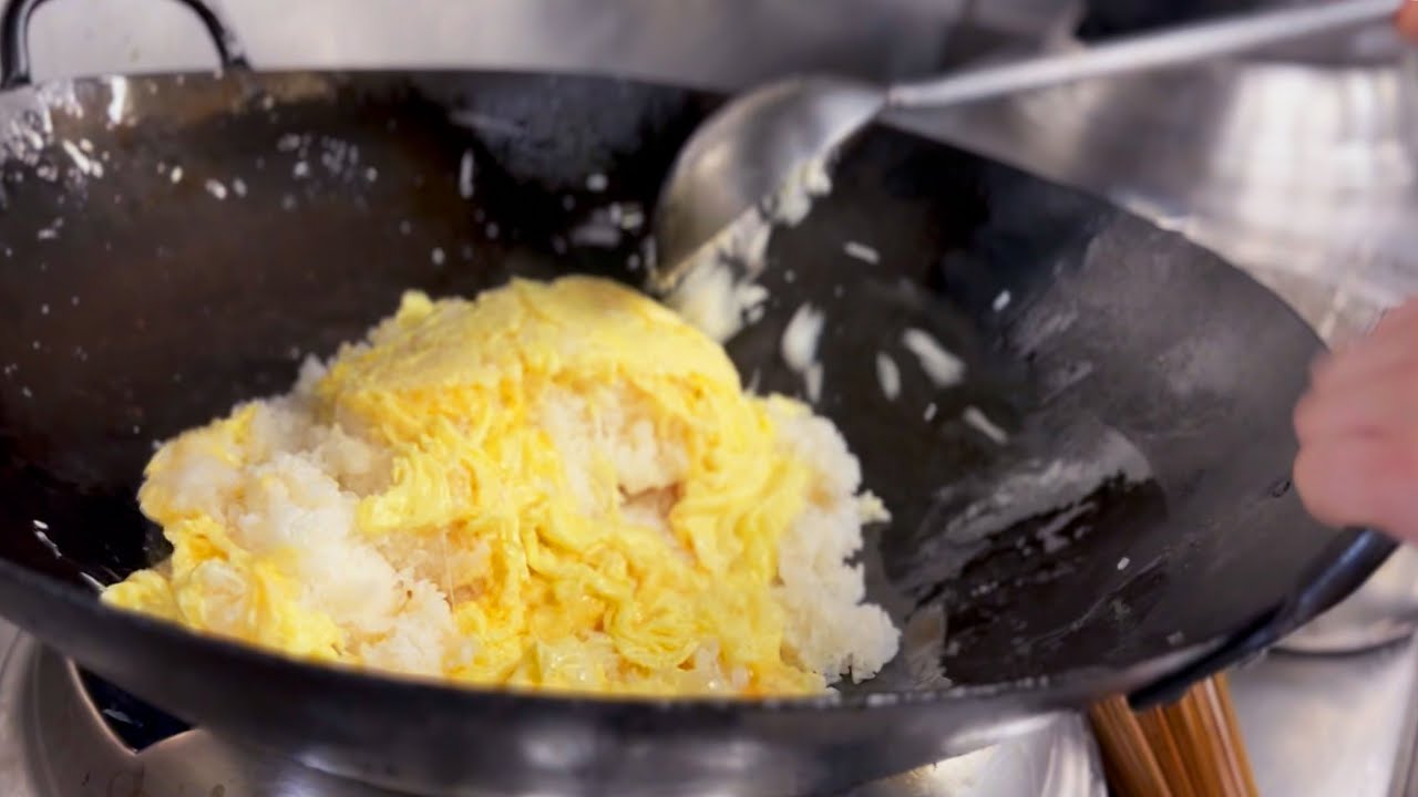 過去イチ早く無くなったまかない。ほたてバターチャーハン【スタッフ専用】Fried rice with scallop and butter
