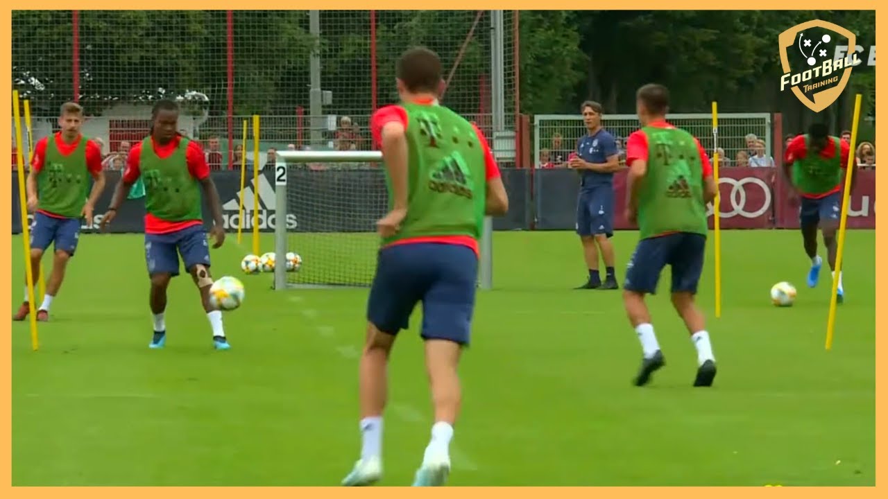 Bayern Munich - Great Passing Combinations With Finishing On Small Goals
