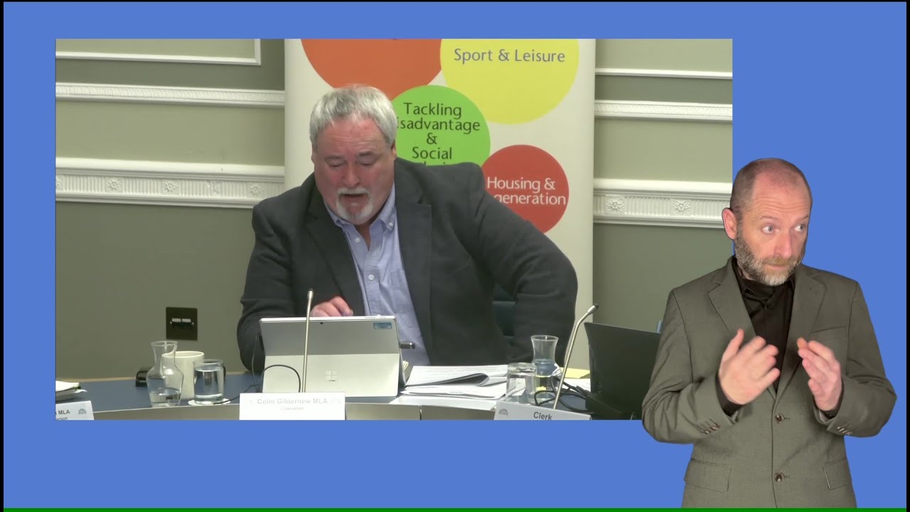 Committee for Communities: Sign Language Bill &ndash; Agreement of Committee report (with ISL)