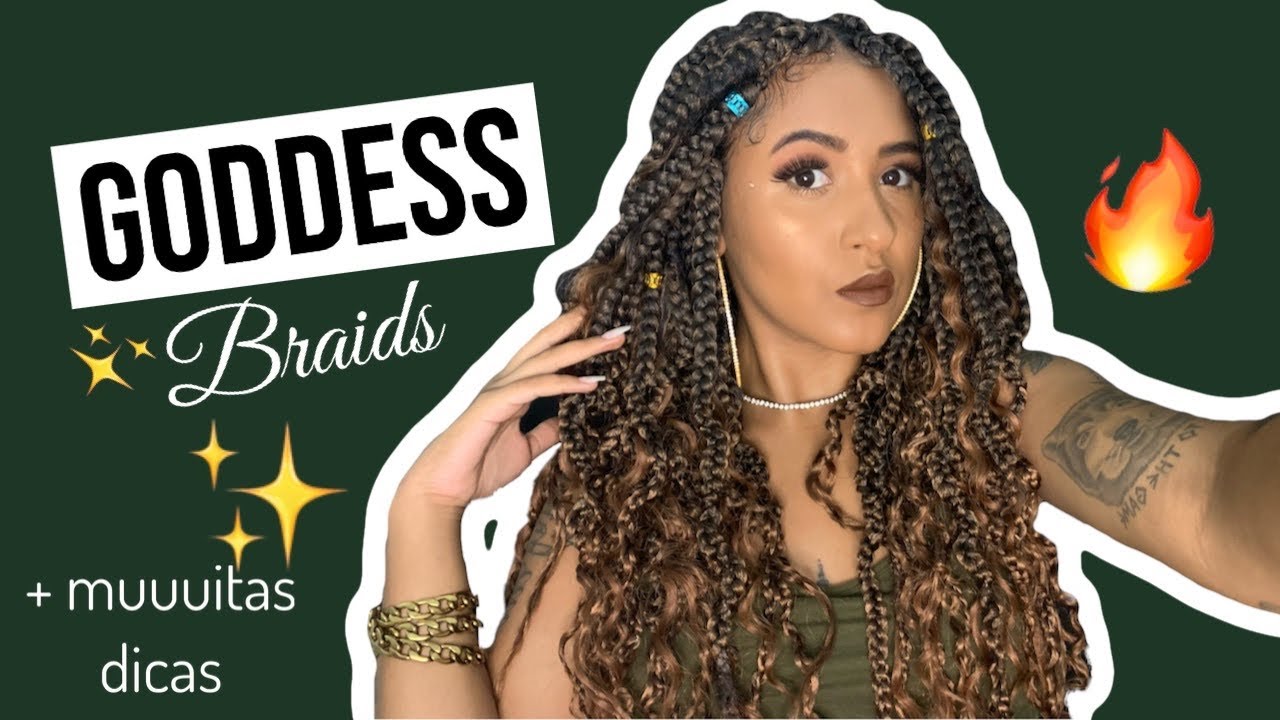 COMO FAZER GODDESS BRAIDS ESTILO GRINGA | Karen Matos