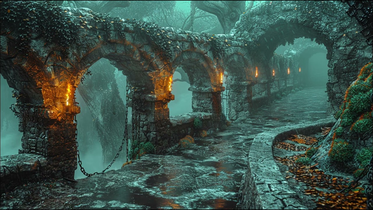 RPG Dungeon Ambience – Forgotten Temple Background Music (4 Hours)