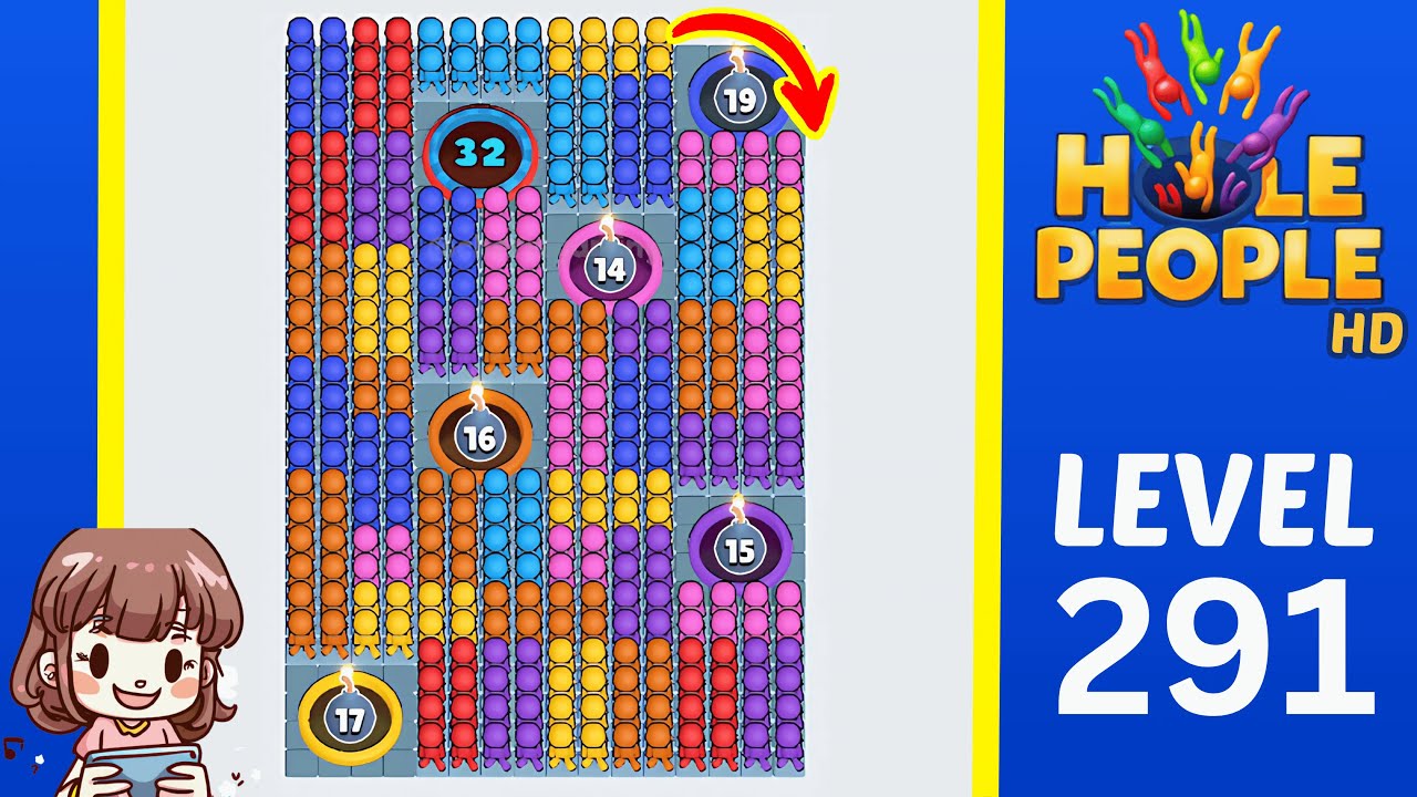 Hole People Level 291 Solution Walkthrough