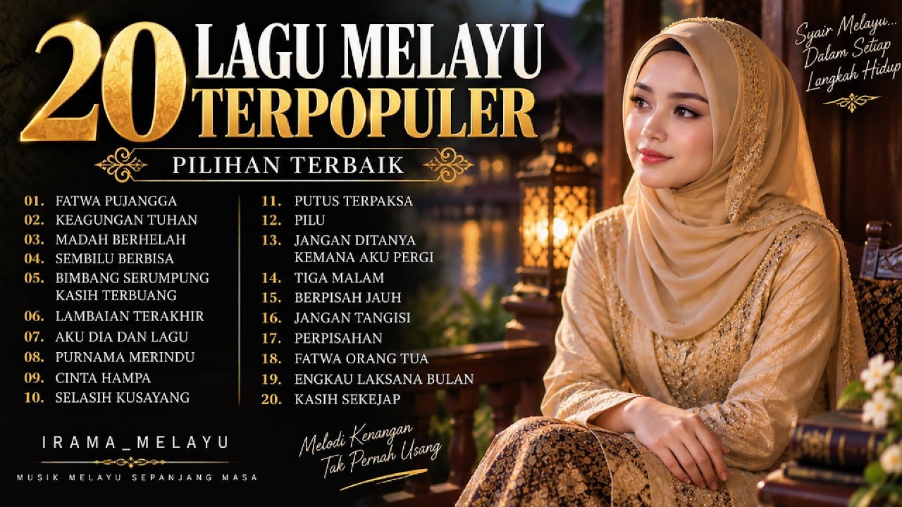 20 LAGU MELAYU TERPOPULER | PILIHAN TERBAIK | IRAMA_MELAYU
