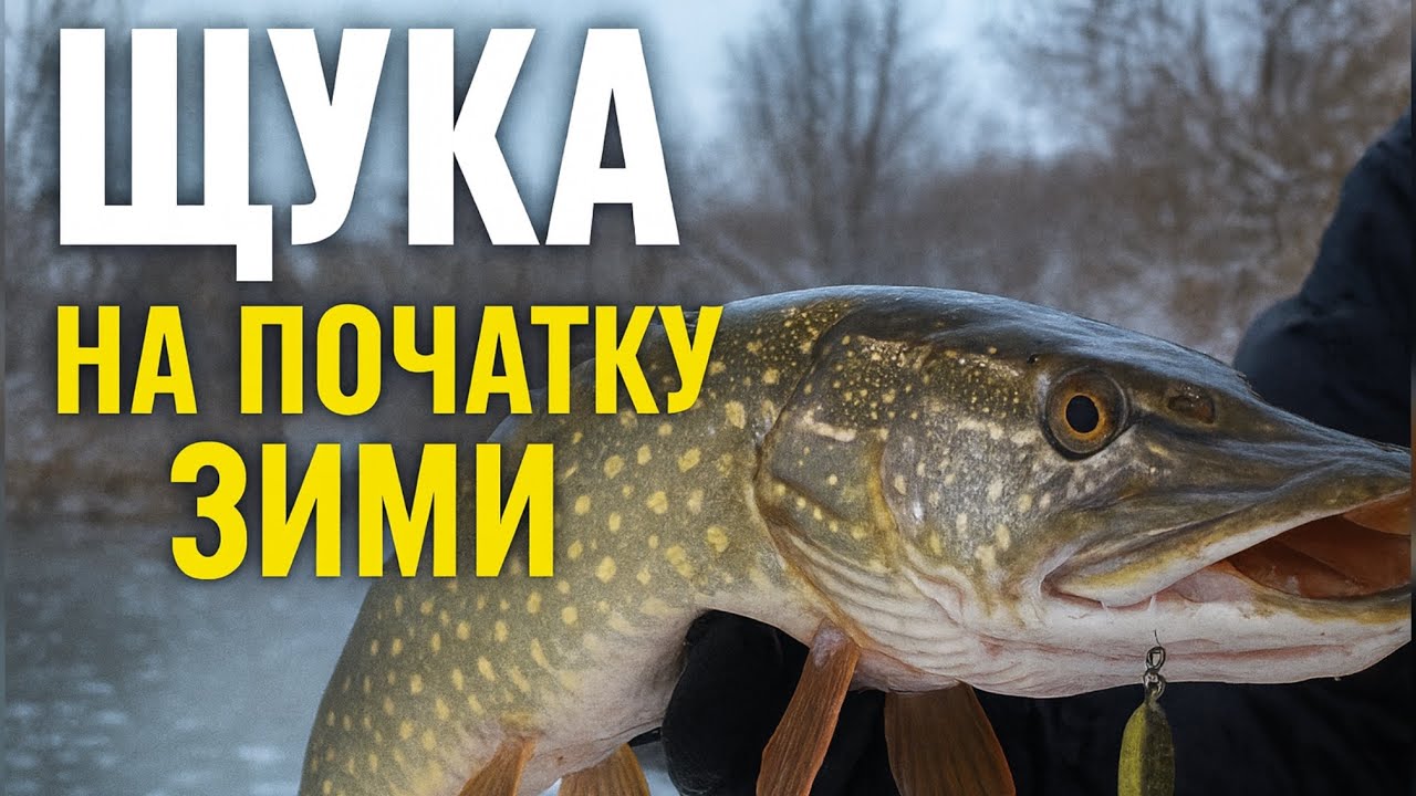 ЩУКА на ПРОХОДІ до ЗИМОВИХ ТОЧОК ❄️ рибалка на щуку в зимку з човна на воблери 