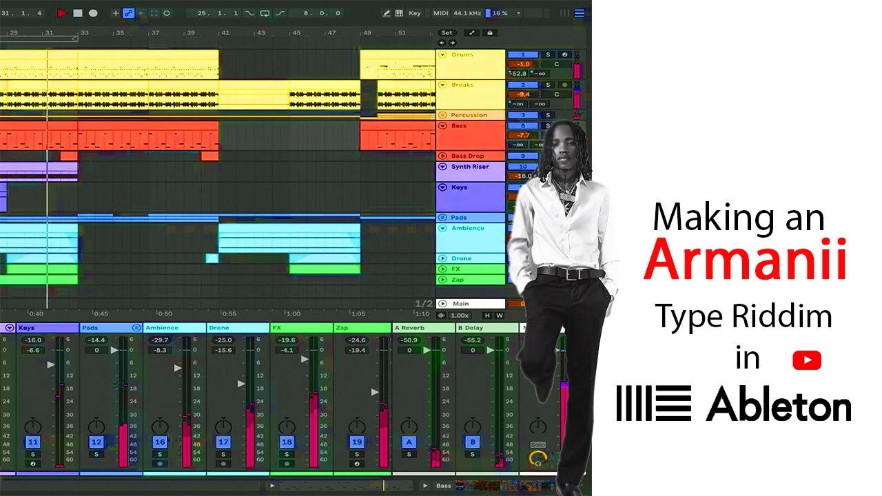 Making an Armanii Type Riddim in Ableton Live | Dancehall Beat