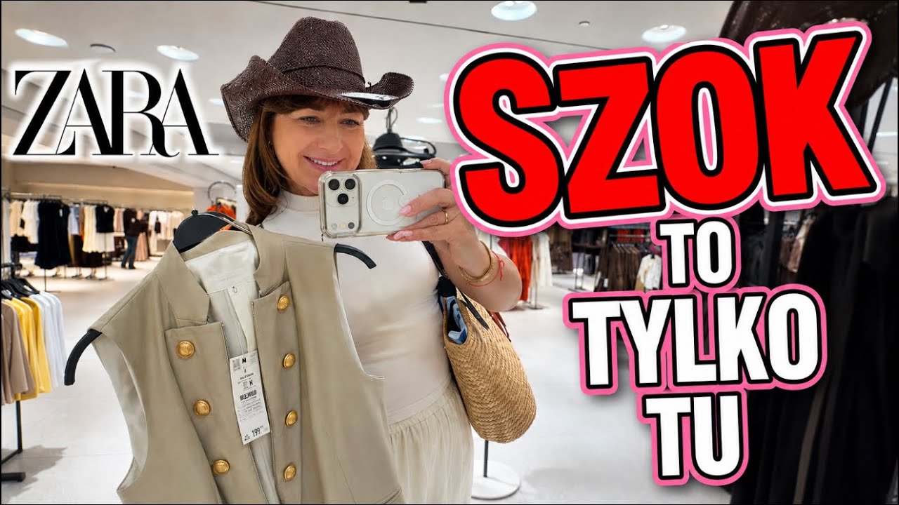ZARA🔥MEGA nowości🔥ŚLICZNA BLUZKA🔥SPODNIE SZTOS🔥świetna sukienka🔥buty🔥