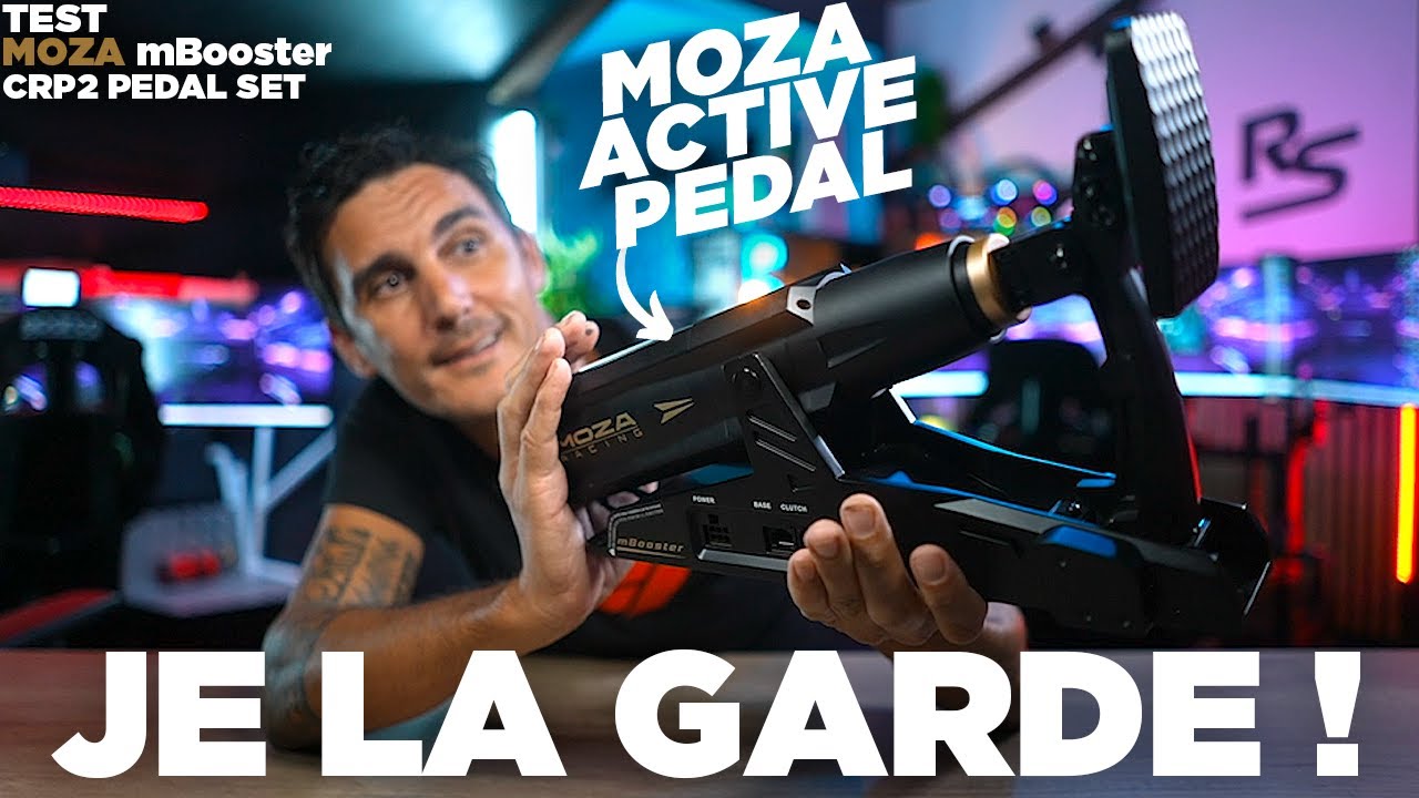 MOZA mBooster CRP2 PEDAL SET : Test après 2 mois ! Active pedal au rapport qualité/prix imbattable !