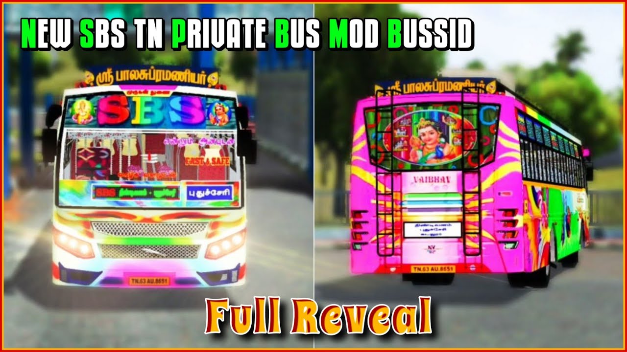 New SBS Tn Private Bus Mod |Promo Bussid 