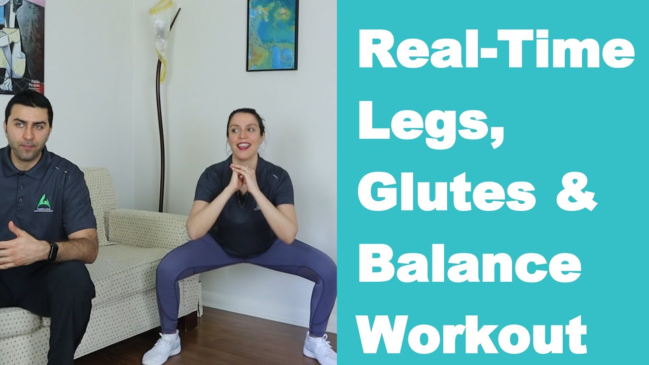 Real-Time, Legs, Glutes & Balance Workout! Function At Ease With Rouzi!