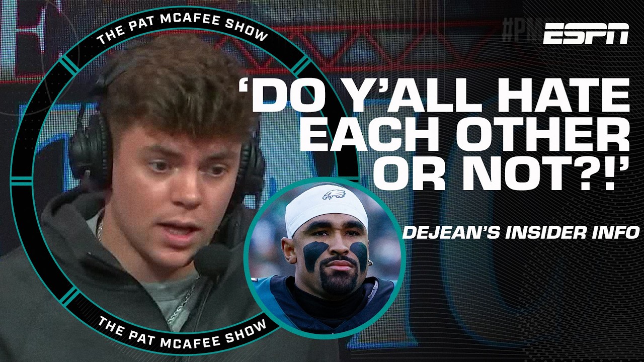 Cooper DeJean brings the crew INSIDE the Eagles' locker room 👀 | The Pat McAfee Show