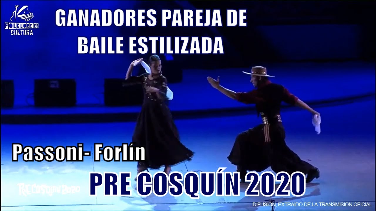 GANADORES PRE COSQU&Iacute;N 2020 | PAREJA ESTILIZADA | Passoni- Forlin