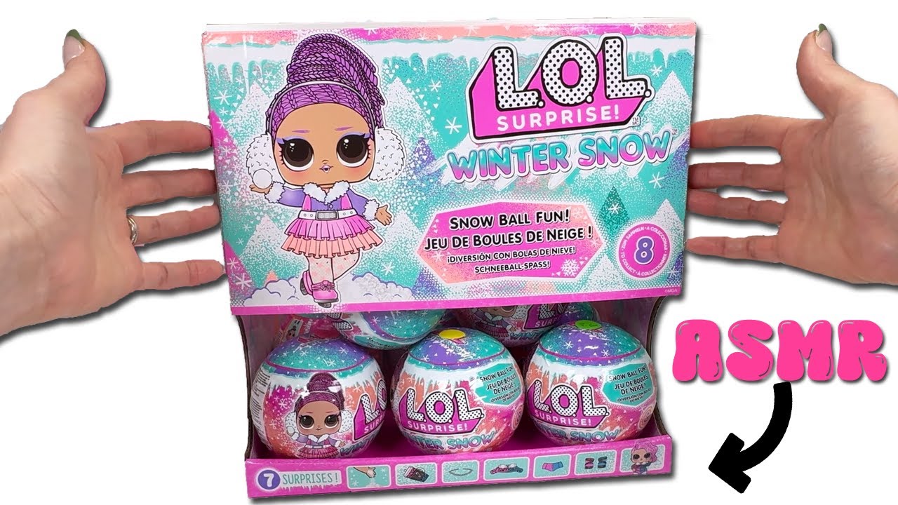 ASMR | LOL Surprise Winter Snow Dolls FULL BOX Opening!