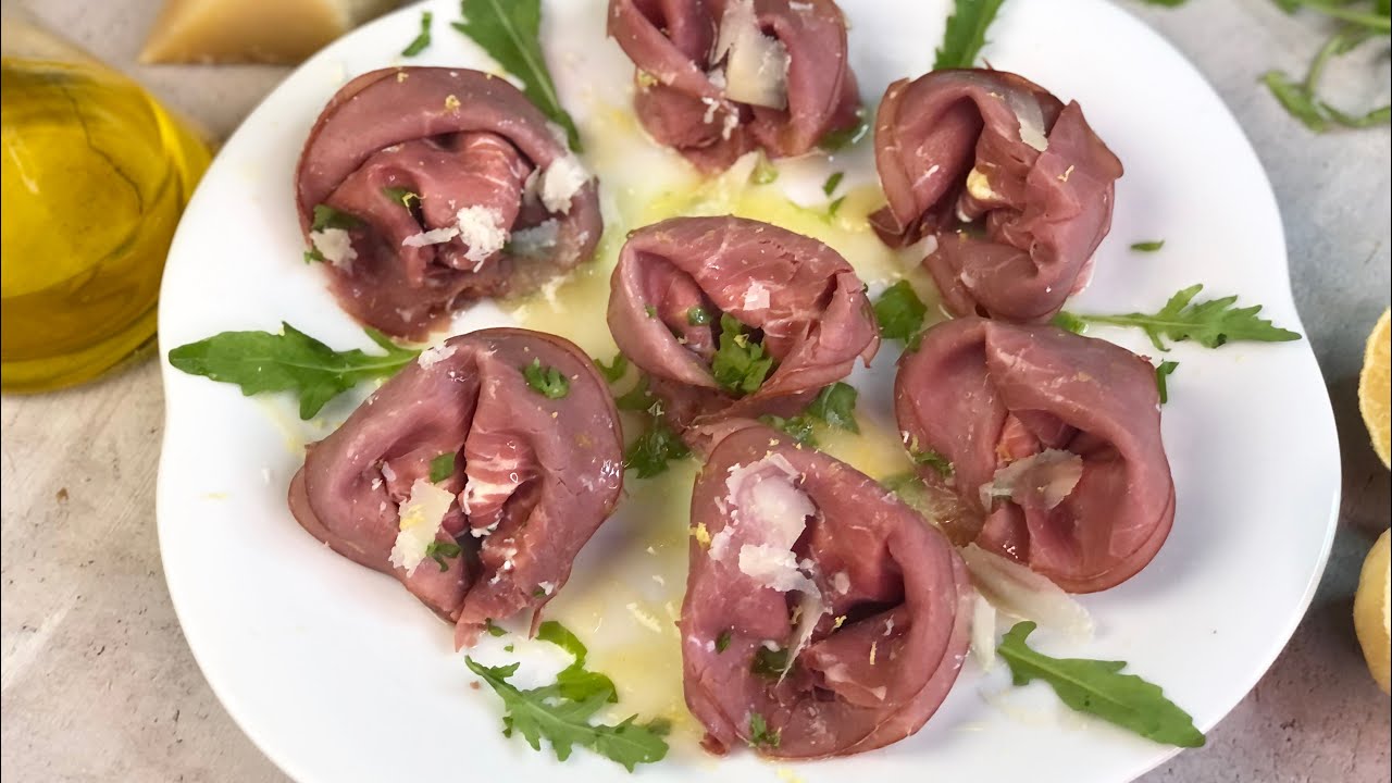 GLI ANTIPASTI DELLE FESTE PIU' AMATI IN ASSOLUTO 🎄🎄PRONTI IN SOLI 5 MINUTI TORTELLONI di BRESAOLA