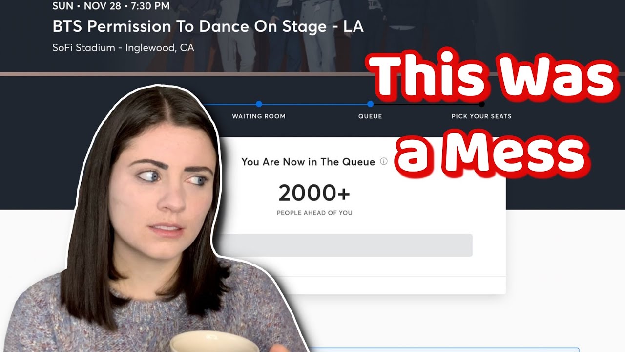 BTS's Ticket Sales Were A Disaster ✰ Permission To Dance Ticketing Experience