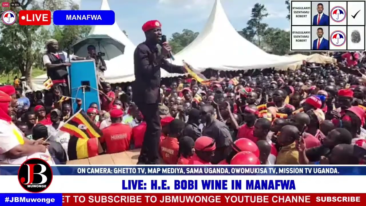 H.E. Bobi Wine Delivers a Powerful Speech in Manafwa District