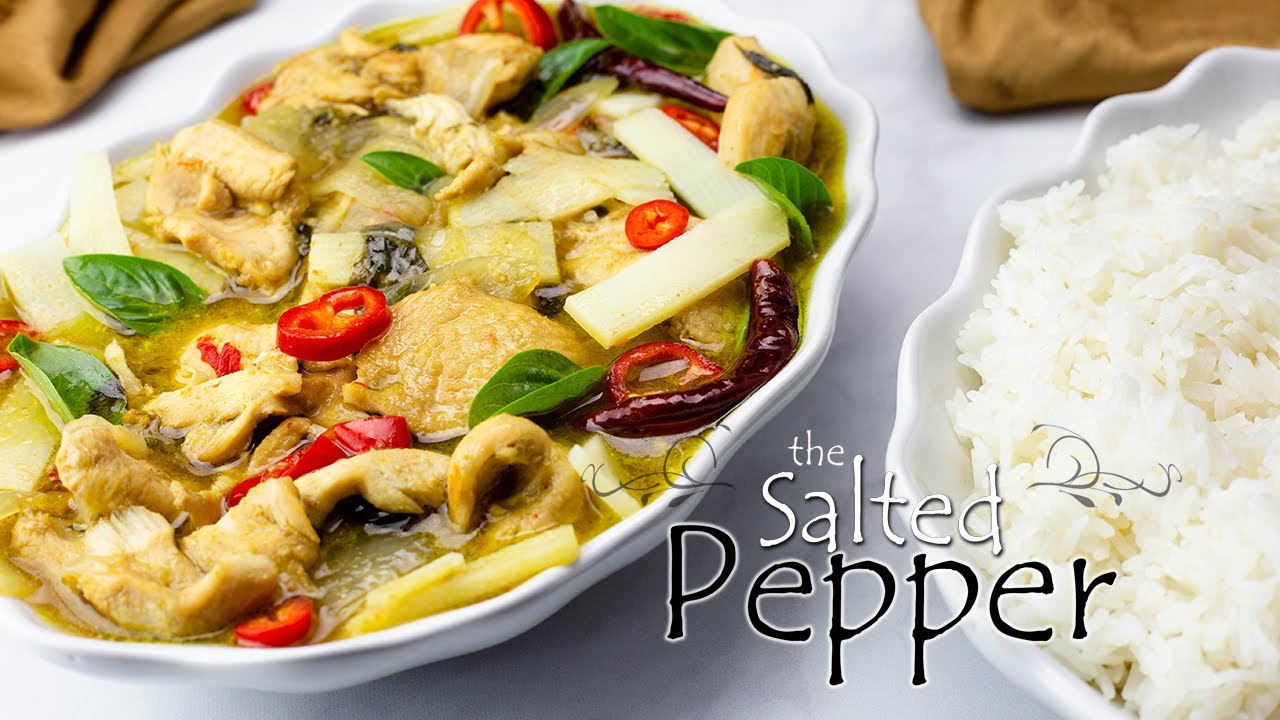 Green Curry Chicken with Rice ~ One-Pot Meal in the Ninja Foodi