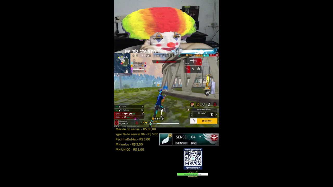 🔴1v4 vem jogar 🔴#liveshort shorts