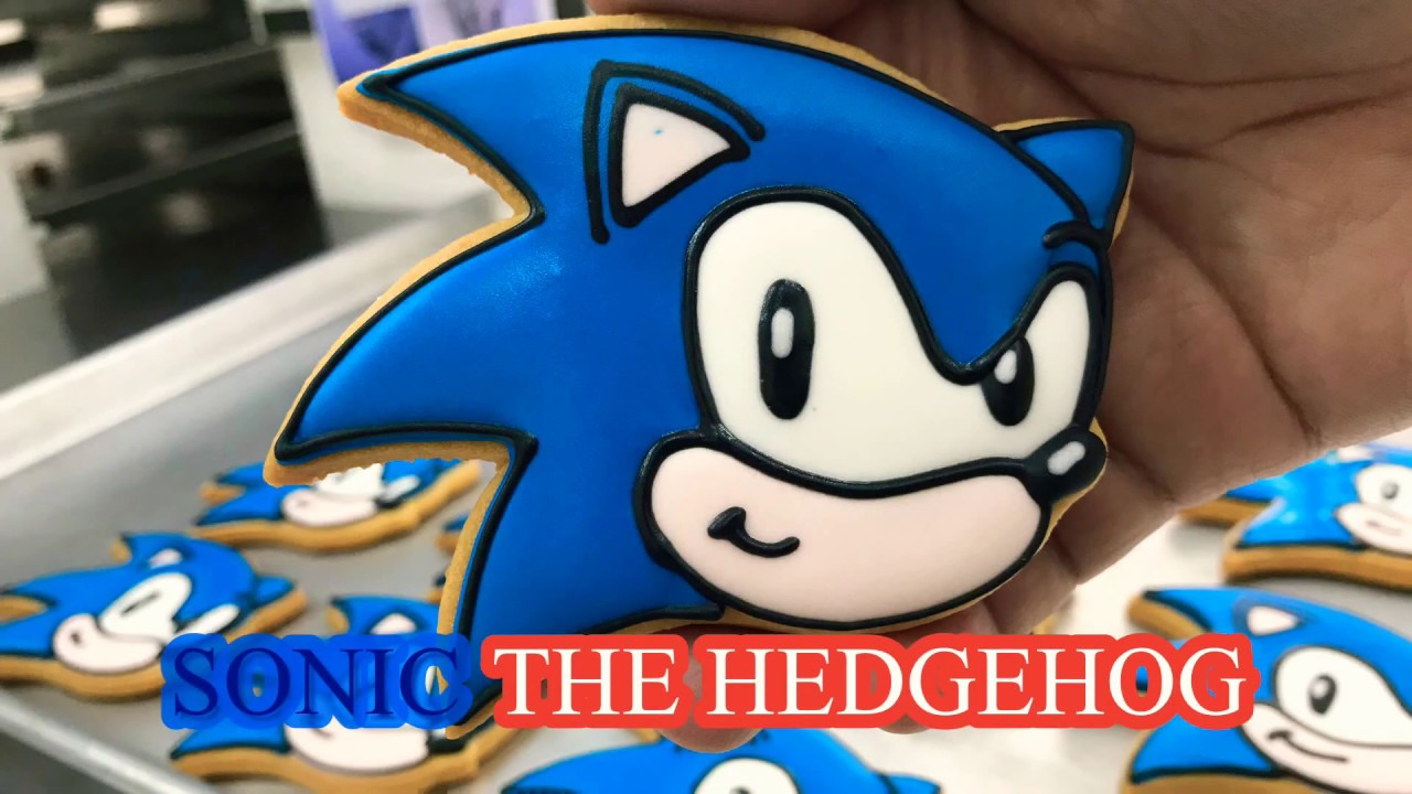Sonic the hedgehog 2020 cookies | cookie decorating  tutorials
