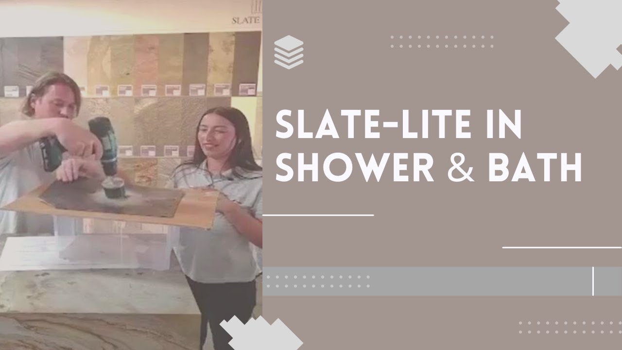 Slate-Lite in Shower & Bath
