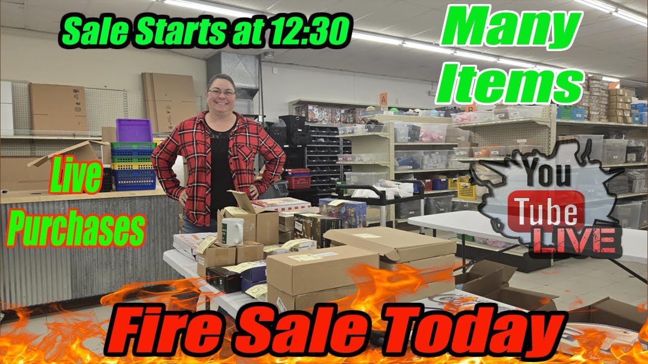 Live Fire Sale! Amazon overstock, Cherished teddies, home decor and much more!